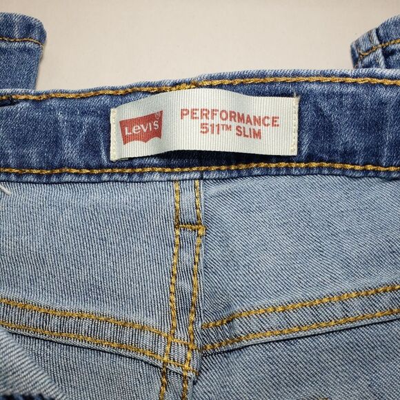 LEVI'S Boys 511 Flex Slim Fit Performance Jeans Size 14 -  27 x 29 - Picture 7 of 9